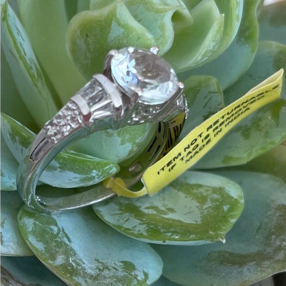Chuck Clemency STS Estate Multistone Setting Ring Size 8